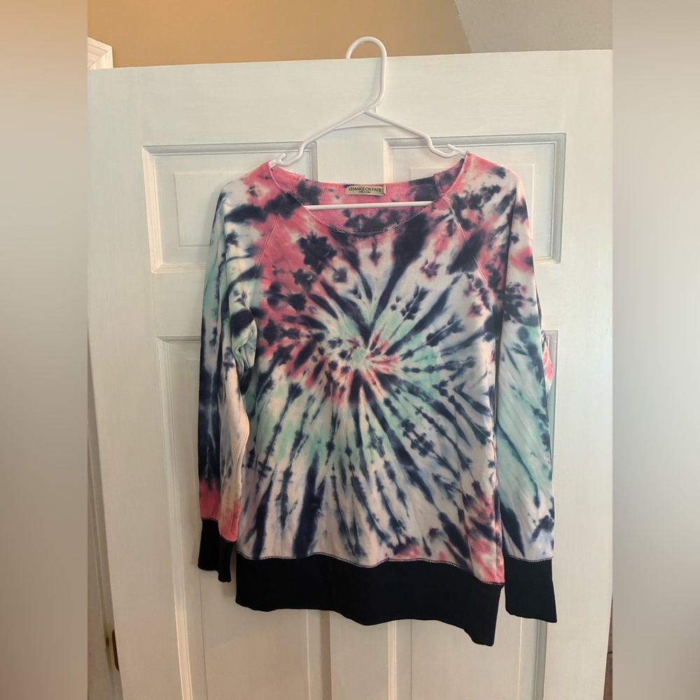 Chance or Fate Multicolor Tie-Dye Top